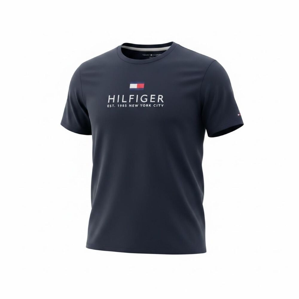 Tommy-hilfiger Men's Navy and Black Shirt